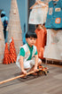 MNL EMGEE by Get Spotted: Denim Vest for Kids with Paguhit Embroidery