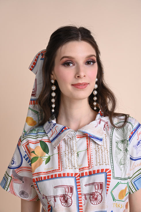 Jenny Print Series 2: Pamana Postmarks - Tori Princess Bow