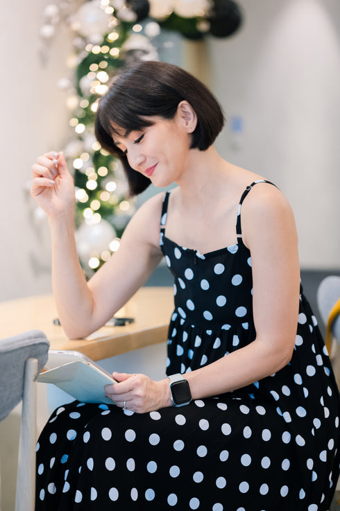 Rica Peralejo Col 8 x GS: Luna Spaghetti Dress