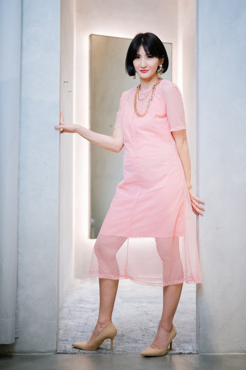 Rica Peralejo x GS: Hannah See Through Dress (with inner) with BF access