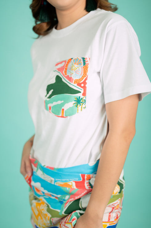 GS Limited Ed Discover Negros Artist Series: Vibrant Faces Skort