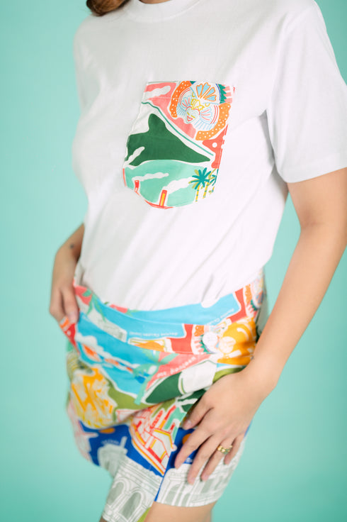 GS Limited Ed Discover Negros Artist Series: Vibrant Faces Skort