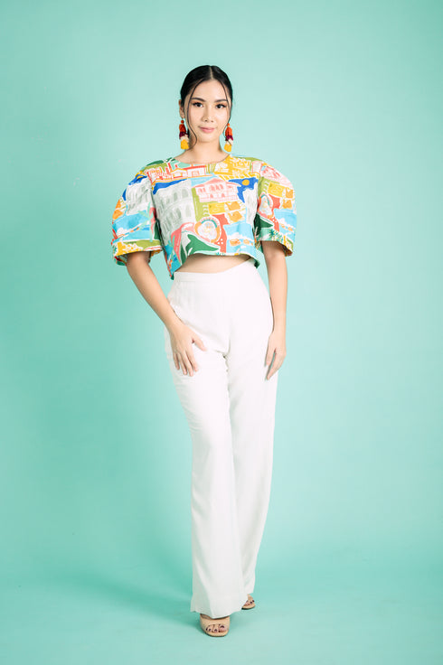 GS Limited Ed Discover Negros Artist Series: Golden Harvest Filipiniana Top