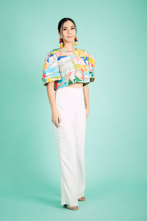 GS Limited Ed Discover Negros Artist Series: Golden Harvest Filipiniana Top