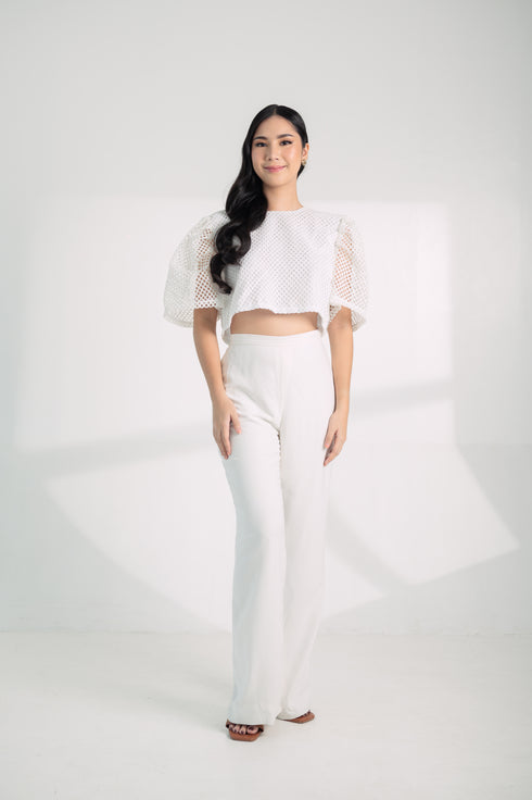 SPECIAL COLLECTION: Melchora Top in Lux White