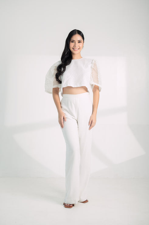 SPECIAL COLLECTION: Melchora Top in Lux White