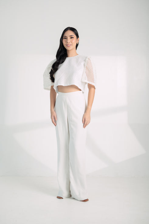 SPECIAL COLLECTION: Melchora Top in Lux White