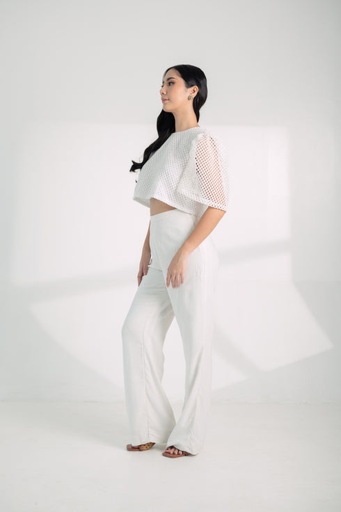 SPECIAL COLLECTION: Melchora Top in Lux White