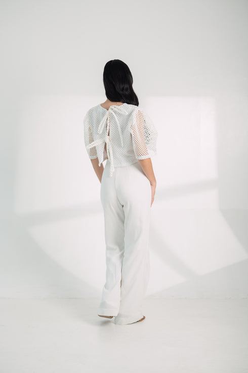 SPECIAL COLLECTION: Melchora Top in Lux White