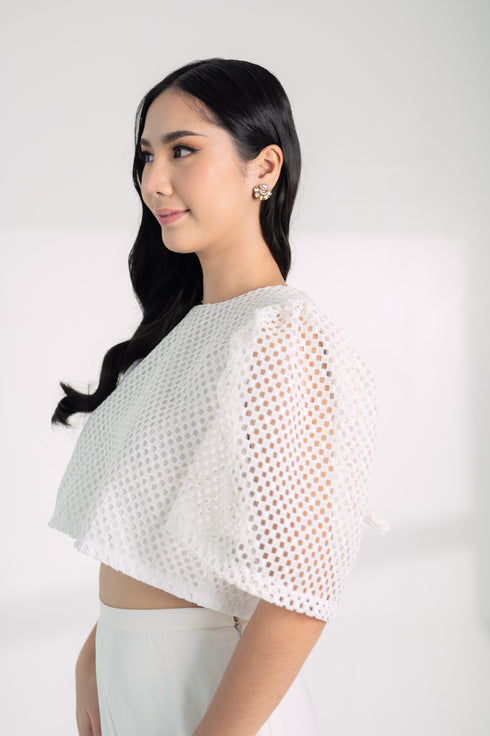 SPECIAL COLLECTION: Melchora Top in Lux White