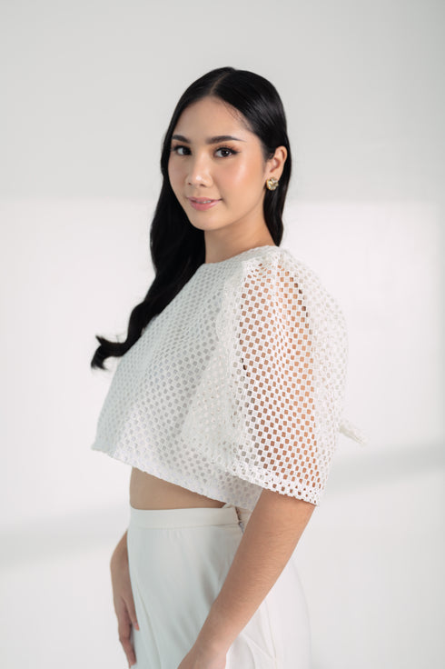 SPECIAL COLLECTION: Melchora Top in Lux White