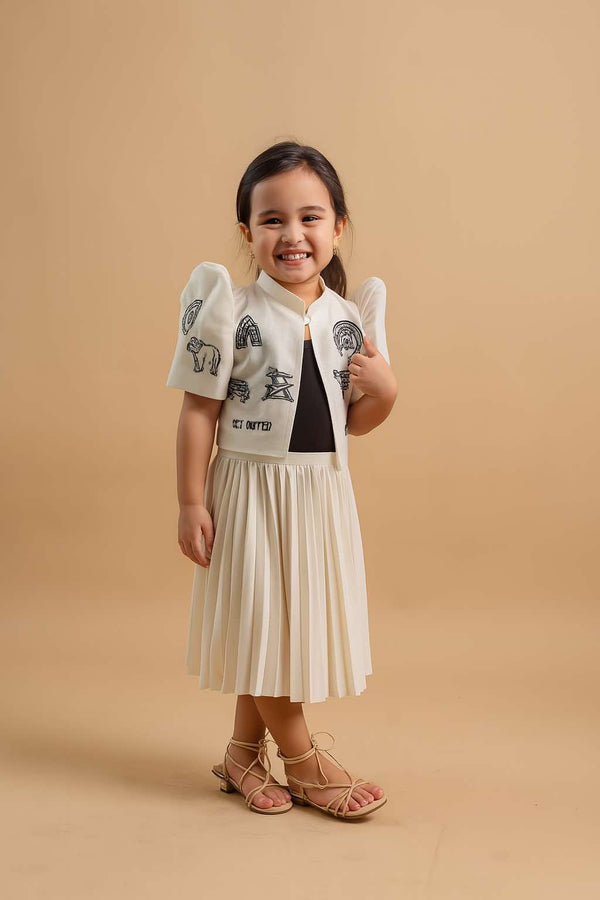 EMGEE by Get Spotted: Modern Filipiniana Luna Bolero for Little GIrls (082525)