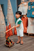 MNL EMGEE by Get Spotted: Denim Vest for Kids with Paguhit Embroidery