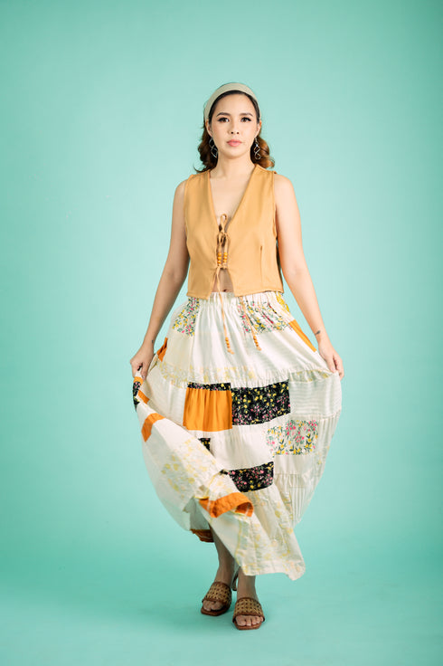 GET SPOTTED SHOP STOCKS Lola Becca x GS: Tiered Skirt