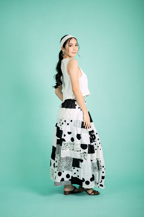GET SPOTTED SHOP STOCKS Lola Becca x GS: Tiered Skirt