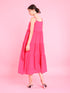 GET SPOTTED SHOP STOCKS Barbiecore: Eteri Tiered Dress