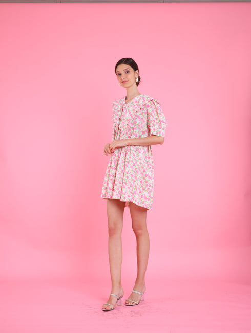 GET SPOTTED SHOP STOCKS Barbiecore: Lenchen Mini Dress