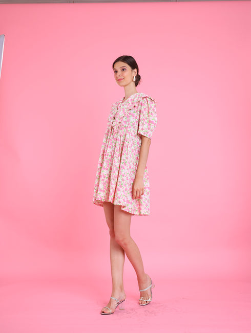 GET SPOTTED SHOP STOCKS Barbiecore: Lenchen Mini Dress