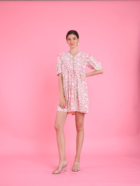 GET SPOTTED SHOP STOCKS Barbiecore: Lenchen Mini Dress