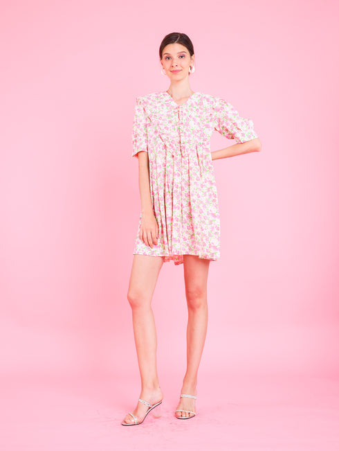 GET SPOTTED SHOP STOCKS Barbiecore: Lenchen Mini Dress