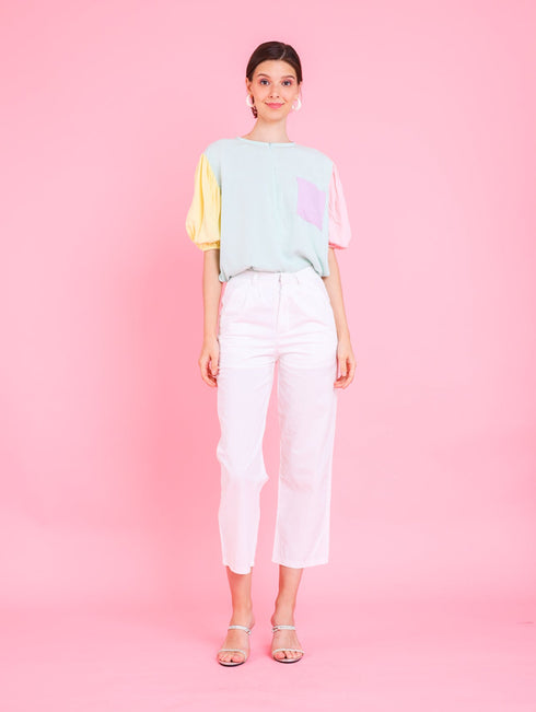 GET SPOTTED SHOP STOCKS Barbiecore: Eulalia Top