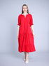 GS Holiday 2023: Audrey Dress in Christmas Red