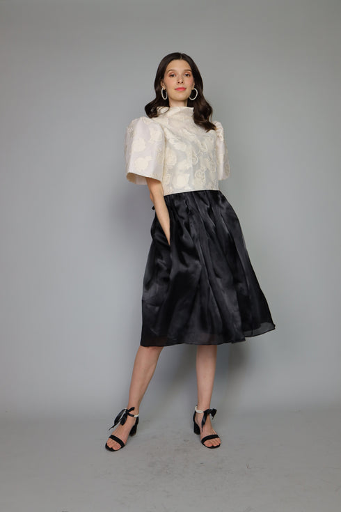 Maud London x Get Spotted: Gregoria in Limited Edition Embossed Fabric