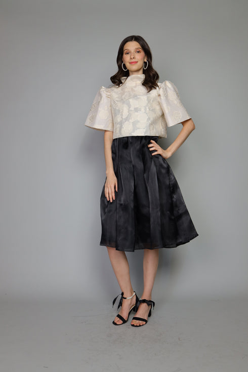 Maud London x Get Spotted: Gregoria in Limited Edition Embossed Fabric