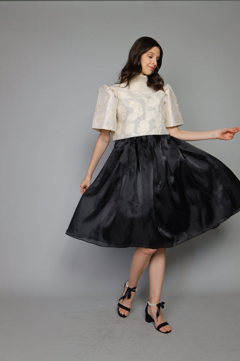 Maud London x Get Spotted: Gregoria in Limited Edition Embossed Fabric