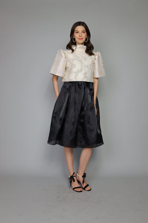 Maud London x Get Spotted: Gregoria in Limited Edition Embossed Fabric