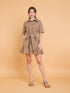GET SPOTTED SHOP STOCKS Brown Collection: Carley Mini Dress