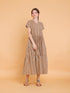 GET SPOTTED SHOP STOCKS Brown Collection: Berta Maxi Dress