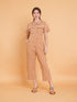 GET SPOTTED SHOP STOCKS Brown Collection: Idara Jumpsuit (LIMITED)