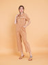 GET SPOTTED SHOP STOCKS Brown Collection: Idara Jumpsuit (LIMITED)