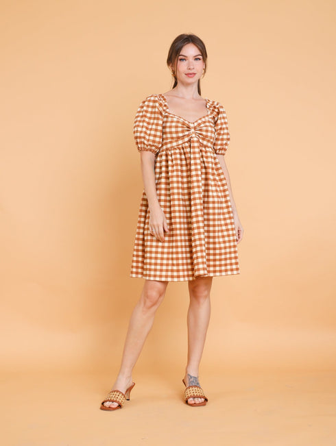 GET SPOTTED SHOP STOCKS Brown Collection: Aiesha Dress (LIMITED)