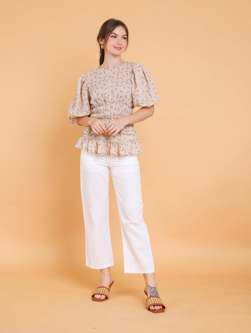 GET SPOTTED SHOP STOCKS Brown Collection: Kris Top