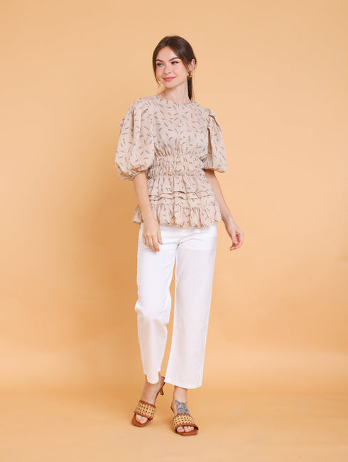 GET SPOTTED SHOP STOCKS Brown Collection: Kris Top