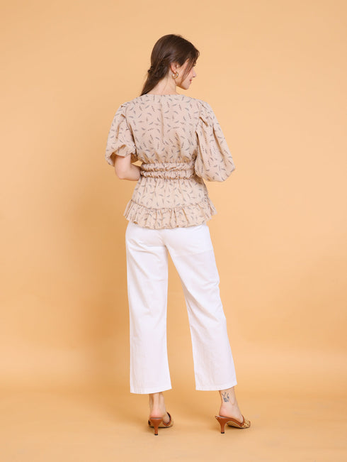 GET SPOTTED SHOP STOCKS Brown Collection: Kris Top