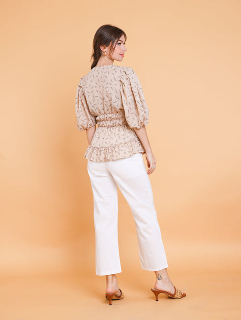 GET SPOTTED SHOP STOCKS Brown Collection: Kris Top