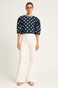 EMGEE by Get Spotted Holiday Col 2 2025: Nicole Polka Top
