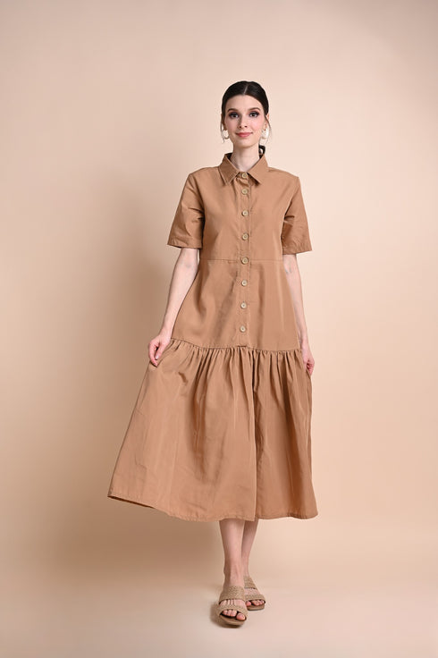 Khaki Collection: Quill Shirt Dress