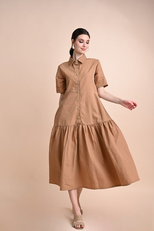 Khaki Collection: Quill Shirt Dress