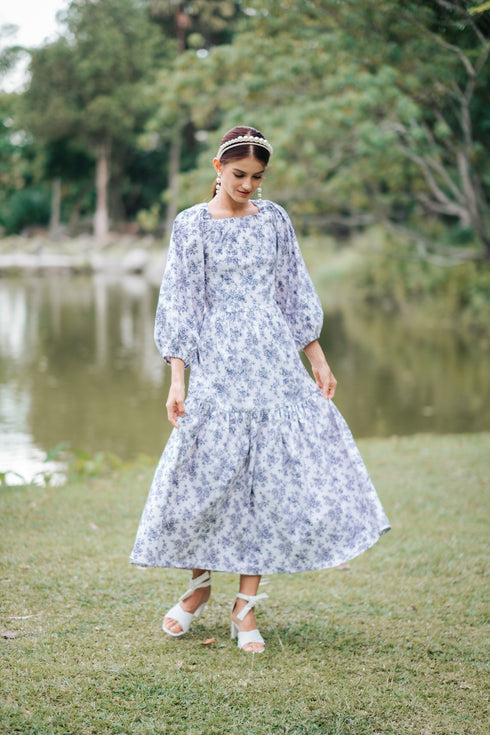 GET SPOTTED SHOP STOCKS Jenny Blue Porcelain: Diana Backless Floral