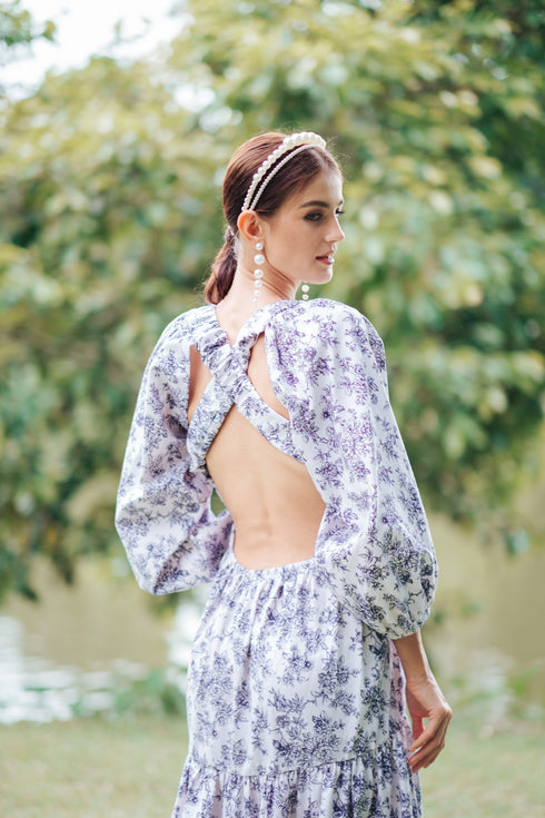 GET SPOTTED SHOP STOCKS Jenny Blue Porcelain: Diana Backless Floral