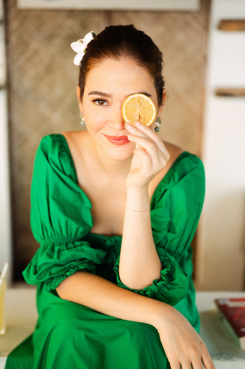 Bela Padilla x Get Spotted: Carmen Maxi Dress