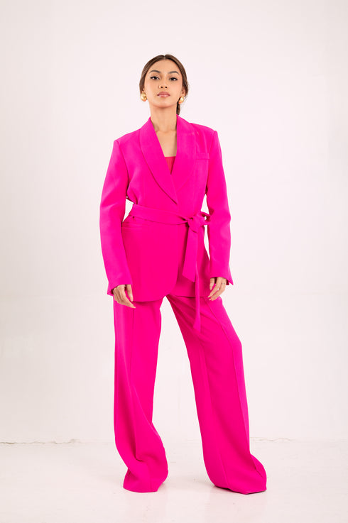 Metropolitan Series: Suit in Hot Pink