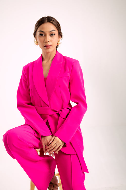 Metropolitan Series: Suit in Hot Pink