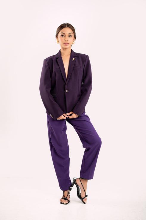 Metropolitan Series: Suit in Purple