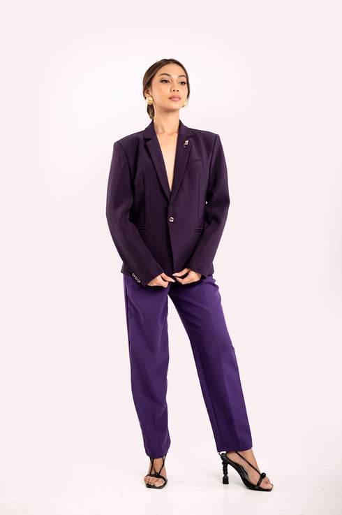 Metropolitan Series: Suit in Purple