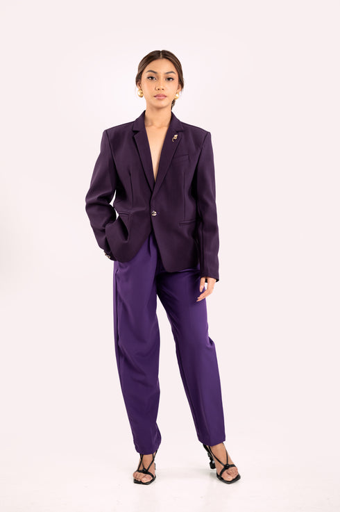 Metropolitan Series: Suit in Purple